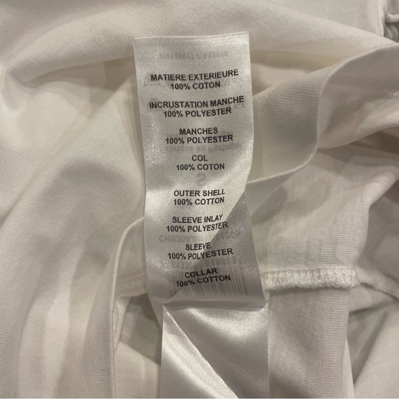 See by Chloe White Ruffle Sleeve Tee Size Small - Picture 7 of 9